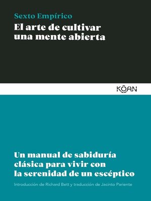 El arte de cultivar una mente abierta - ebook